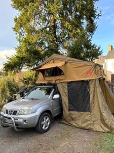 Système de levage hydraulique automatique pour tente de toit de voiture |   Camping en famille en plein air, panneau en aluminium nid d'abeilles quatre saisons, deux chambres - Product Image 4