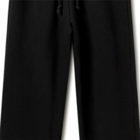 Haute qualité 80% coton 20% polyester pantalons de survêtement à jambes larges cordon de serrage poches noires pantalons pour hommes pantalons baggy joggers grande taille