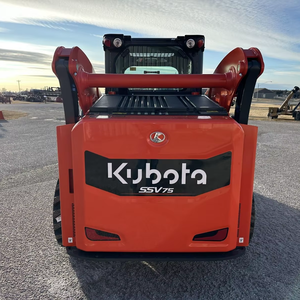 Chargeuse compacte Kubota SSV75 Commandes ISO à 2 vitesses Machines de construction H & AC avec siège à suspension Chargeuses d'occasion - Product Image 3