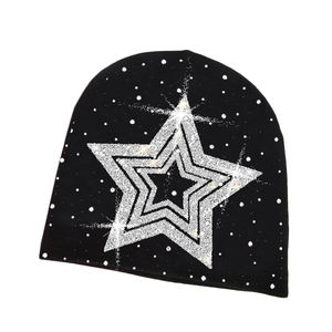 หมวกไหมพรมถักลายแจ็คการ์ดสำหรับฤดูหนาว หมวกบีนนี่แบบสั่งทำพิเศษ ลายพิมพ์ Mea Culpa สไตล์ Y2K ไม่มีขอบ สำหรับใส่ไปชายหาด - Product Image 5