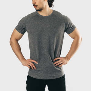 T-shirt blanc uni en coton 100% personnalisable, nouvelle collection été 2021, pour homme, col rond, t-shirt basique décontracté, haut de gamme, classique - Product Image 4