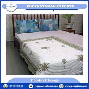 Venta caliente edredón de bebé de algodón orgánico hecho a mano en estilo indio para niños pequeños directo de puntos de venta de fábrica - Product Image 6