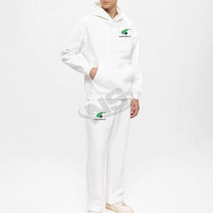 2025 Chándal para hombre Venta al por mayor Nuevo diseño Logotipo personalizado 100% Ropa deportiva de algodón Al Aire Libre Casual Jogger Sudadera con capucha y pantalones Conjunto de dos piezas - Product Image 6