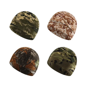 Gorro polar de camuflaje cálido con logotipo personalizado, gorro polar a prueba de viento para montar al aire libre, gorro impermeable bordado para invierno - Product Image 4