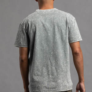 Nouveau design, t-shirts pour hommes de haute qualité, effet délavé à l'acide, 100% coton, best-seller, vente chaude, coupe ample, t-shirts pour hommes effet délavé à l'acide - Product Image 5