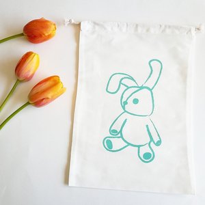 กระเป๋าหูรูดผ้าใบผ้าฝ้ายออร์แกนิคสำหรับเป็นของขวัญขนาดเล็กพิมพ์โลโก้ตามสั่ง - Product Image 5