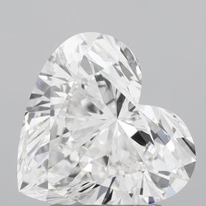 เพชรรูปหัวใจโต1.96ct ได้รับการรับรอง IGI D สี VS1ความชัดเจนในห้องปฏิบัติการ-หิน - Product Image 1