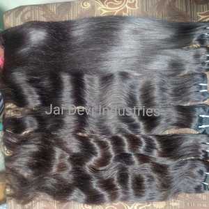 Doble dibujado Virgen Remy Trama de cabello Invisible Cabello natural Extensión incluida Humano Remy Cutícula Alineada Máquina Extensión de cabello - Product Image 6