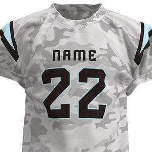 Uniforme de football américain 100% personnalisable, respirant, faible MOQ, design unique en deux pièces - Product Image 3