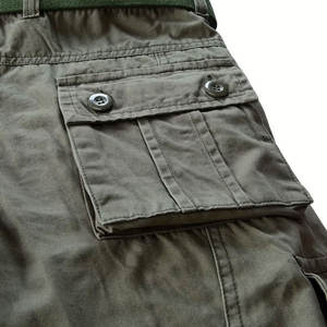 Nueva última moda Oem servicios personalizado 100% algodón Cargo pantalones Streetwear Cargo pantalones diferentes colores Cargo pantalones hombres - Product Image 4