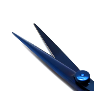 Tijeras de corte de pelo de acero inoxidable con mango de cerámica profesional más vendidas, tijeras de peluquería de Color personalizadas - Product Image 3