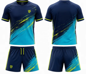 Custom New Football Shirt Design High Quality 100% Polyester Soccer Team Uniform Sublimation <b>Club</b> Training Sportswear Jersey - Product Image 1