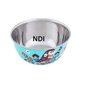 Uso de catering en casa Diseño moderno Estilo moderno Acabado antiguo Fruta Metal Tazón profundo Ensalada de frutas Servir o mezclar Tazón - Product Image 5