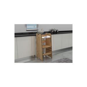 โต๊ะกิจกรรมหอคอยการเรียนรู้ STEM ไม้สมัยใหม่สำหรับเด็ก Merlin ปรับความสูงได้ ของเล่นวิทยาศาสตร์และวิศวกรรมเพื่อการศึกษา - Product Image 1