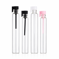Botol Sampel Parfum Mini Kaca Bening Mingsheng 1ml 2ml 3ml 5ml 6ml 8ml 10ml dengan Tongkat Plastik