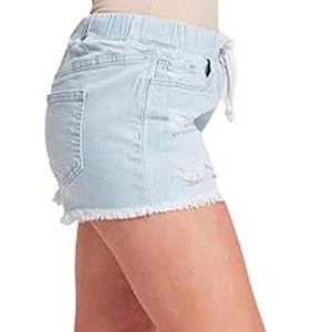 กางเกงขาสั้นออกกำลังกายผู้หญิงเอวสูง ดีไซน์แฟชั่นใหม่ ระบายอากาศได้ดี ผ้าสองชั้น มีซิปกระเป๋า สไตล์สตรีท - Product Image 2