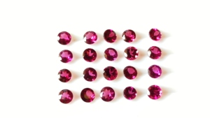 พลอยโกเมน rhodolite สีม่วงธรรมชาติขนาด2มม. อัญมณีล้ำค่าแบบหลวมเหลี่ยมเพชรพลอยสำหรับเครื่องประดับ - Product Image 4