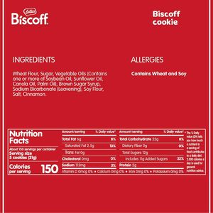 Biscuits Lotus Biscoff – Biscuits caramélisés – 150 biscuits emballés individuellement – Vegan, 0,2 once (paquet de 150) - Product Image 6