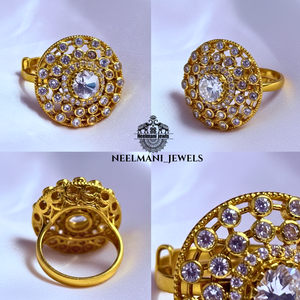 Bague en moissanite blanche AD Stone - Product Image 4