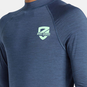 Fourniture directe par le fabricant de haute qualité personnalisé à manches longues MMA Rash Guard pour hommes Performance Arts martiaux Wear Jiu Jitsu Front - Product Image 3