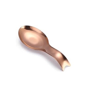 ที่วางช้อนทองแดงแท้100%,ที่วางช้อนทองแดงใช้พักบนโต๊ะอาหารเครื่องมือห้องครัวและช้อนปรุงอาหารขนาดกลาง - Product Image 5