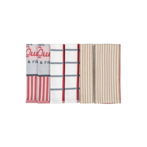 Juego de paños de cocina de diseño personalizado de alta calidad 100% algodón súper suave para el hogar y la cocina tejido con logotipo personalizado - Product Image 2