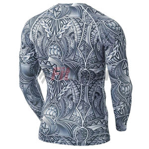 Custom Print Rash Guard <b>Men</b> <b>Long</b> <b>Sleeve</b> UV protection MMA Rash Guard <b>t</b>-<b>shirt</b> <b>long</b> <b>sleeve</b> High Elastic <b>Men</b> Fitness Wholesale rate - Product Image 5