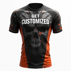 Rashguards de BJJ Premium Personalizados, Impresión Digital de Alta Calidad, Elásticos, 100% Poliéster, Duraderos, Transpirables, Anti-UV, para Entrenamiento de MMA - Product Image 6