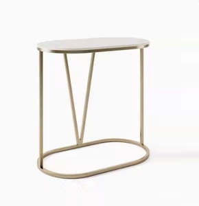 Mesas auxiliares compactas de metal ideales para espacios de bares, diseños modernos disponibles en múltiples acabados - Product Image 5