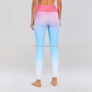 กางเกงเลกกิ้งโยคะถักของผู้หญิงสำหรับ2024กางเกงเล่นกีฬาออกกำลังกายแบบผอมป้องกันแบคทีเรียระบายอากาศได้ดีโลโก้ออกแบบได้ตามต้องการ - Product Image 5
