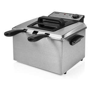Friteuse à huile 3270W (5Lt) Triple panier en acier inoxydable 01 185000 01 001 - Product Image 1