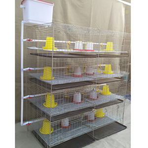 Gabbia di nidificazione per pulcini 3 o 4 livelli 2 porte da 90 a 320 per gabbia utilizzata per l'allevamento di piccoli polli - Product Image 4