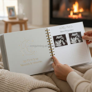 The Story of You Keepsake Memory Book per neonato o ragazza primo 5 anni Milestone genere neutro Journal Album fotografico Scrapbook - Product Image 2