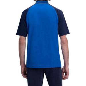 Polo de Hombre, Nuevo Modelo de Verano, con Costuras de Dos Colores, Cierre de Cremallera, Manga Corta - Product Image 2