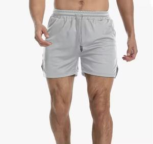 Pantalones Cortos Deportivos de Malla Personalizados al por Mayor, Nuevos, OEM, para Hombre, de Secado Rápido, Atléticos, de Nailon y Poliéster, para Gimnasio y Fitness - Product Image 1