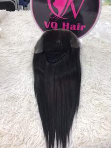 Haute Qualité HD Frontal Lace Perruque Naturelle Droite 100% Cheveux Humains Naturels Pour Les Femmes Noires De Cheveux Humains Vietnamiens - Product Image 3