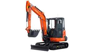 รถขุดไฮดรอลิกแบบตีนตะขาบขนาดเล็ก Kubota KX042-4 น้ำหนัก 4.2 ตัน พร้อมห้องโดยสารปิด ระบบ Eco Plus ปั๊มหลัก มอเตอร์ - Product Image 6