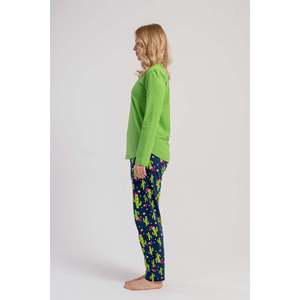 KADIN P.SUPREM O YAKA UZUN KOL ETEGI OVAL PIJAMA TAKIM - สีน้ำเงินเข้ม - สีน้ำเงินเข้ม - Product Image 3