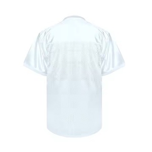 เสื้อยืดตาข่ายผสมโพลีเอสเตอร์/คอตตอนคุณภาพสูงสำหรับผู้ชาย สีพื้น ฤดูร้อน แห้งเร็ว ระบายอากาศได้ดี เป็นมิตรกับสิ่งแวดล้อม รับผลิตตามแบบ OEM - Product Image 2