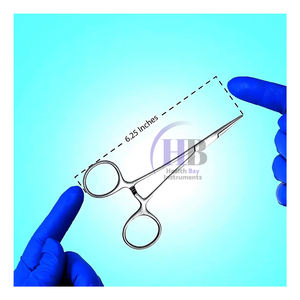 Ciseaux chirurgicaux en acier inoxydable, manuels, certifiés MOL, instrument hémostatique de haute qualité pour le serrage chirurgical de précision, soins intensifs - Product Image 2