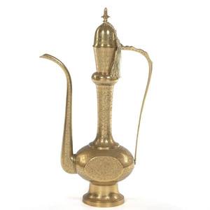 Exporter of Brass Metal Arabic Aftaba Wholesale Home Decorative Brass Vases Metal <b>Coffee</b> <b>Pot</b> Made India - Product Image 1