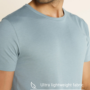 100% algodón de alta calidad elegante camiseta de hombre de talla grande para hombre disponible en diseños personalizados a bajo costo camisas de tela transpirable - Product Image 4