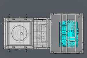 Kunden spezifische Industrie kammer für Blöcke Zement begehbarer Raum Beton härtung parpaings Prüfgeräte Heißes kaltes Radfahren - Product Image 4