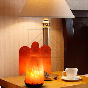 โคมไฟเกลือหิมาลัยแท้ 100% แกะสลักด้วยมือ งานฝีมือธรรมชาติ ตกแต่งบ้าน - Product Image 4