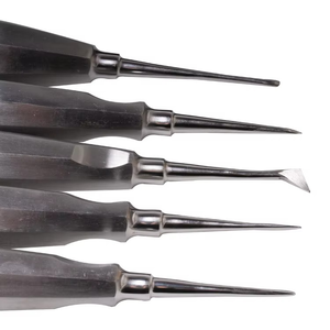 Ensemble d'Élévateurs Dentaires en Acier Inoxydable Manuel, Kit d'Instruments Chirurgicaux pour Usage Professionnel - Product Image 4