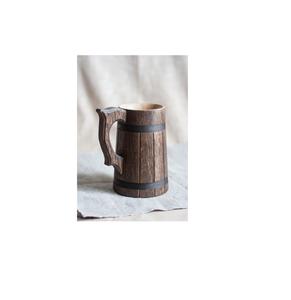 Tasses en bois au design classique, personnalisables, de qualité alimentaire, pour les moments de boisson quotidiens, cuisines domestiques, cafés, matins, soirées, rituels - Product Image 1