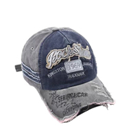 Casquette de baseball vintage délavée style sportif pour papa, haute qualité, logo brodé, design personnalisé, boucle métallique réglable, sergé 100% coton