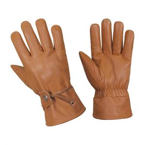 Gants d'usine Gants en cuir de chèvre blanc Gants en cuir de conducteur Gants de travail de conduite pour hommes - Product Image 4
