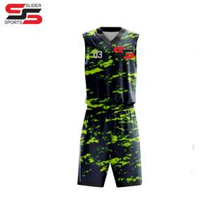 Uniforme de basket-ball de haute qualité Maillot de basket-ball unisexe personnalisé en gros - Product Image 3