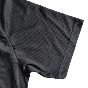 Camiseta con cuello redondo de algodón 100% con patrón de letras y logotipo personalizado para hombre con tejido de punto sostenible y transpirable de talla grande - Product Image 4